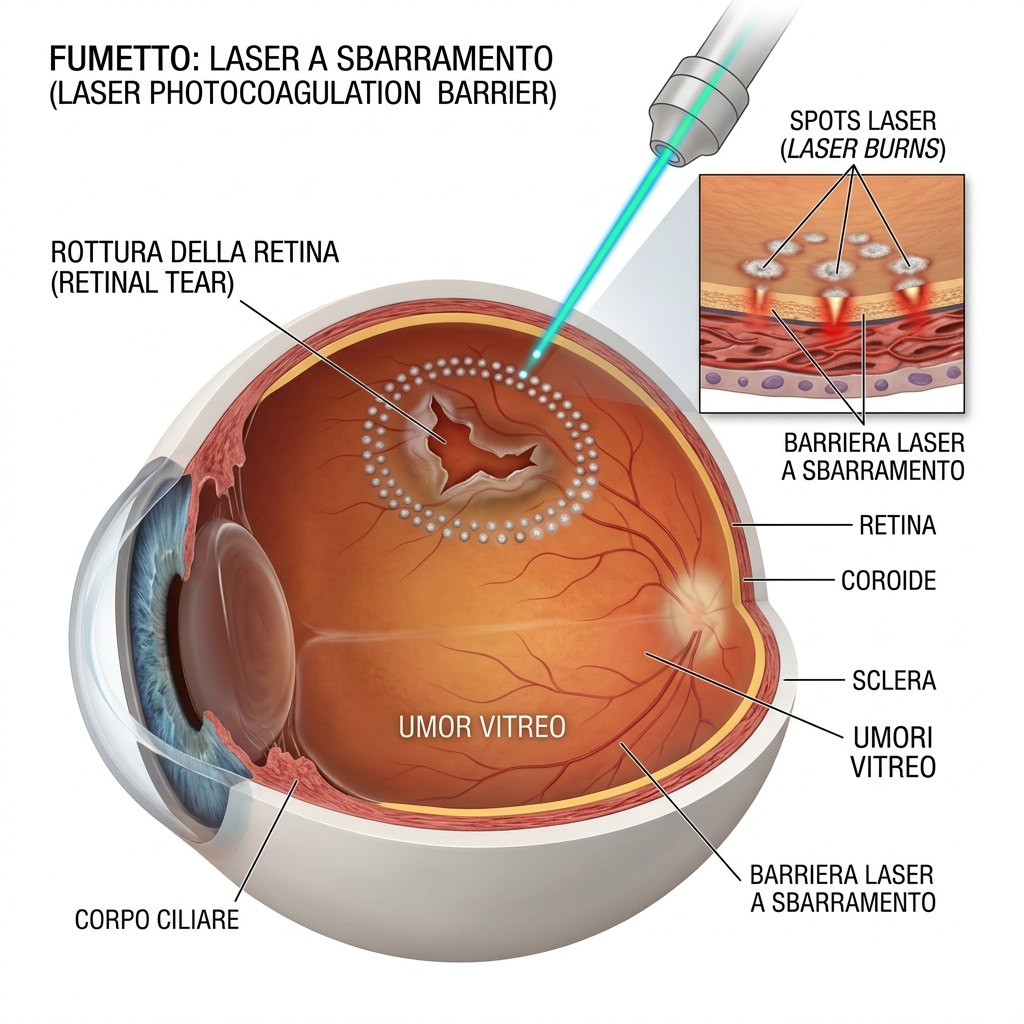 Rottura Retina: Sintomi, Cause e Distacco della Retina 1 Rottura Retina: Sintomi, Cause e Distacco della Retina