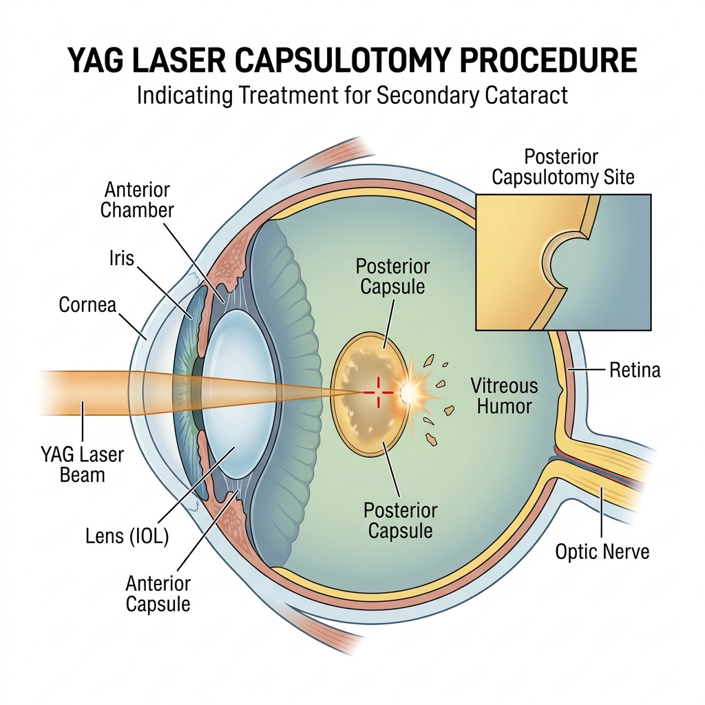 YAG Laser e Capsulotomia: guida completa sulla cataratta 1 YAG Laser e Capsulotomia: guida completa sulla cataratta